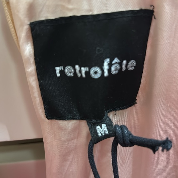 NWT Retrofete Aubrielle Pink Sequin Mini Dress with Ling Sleeves PERFECT FOR NYE - Picture 4 of 8